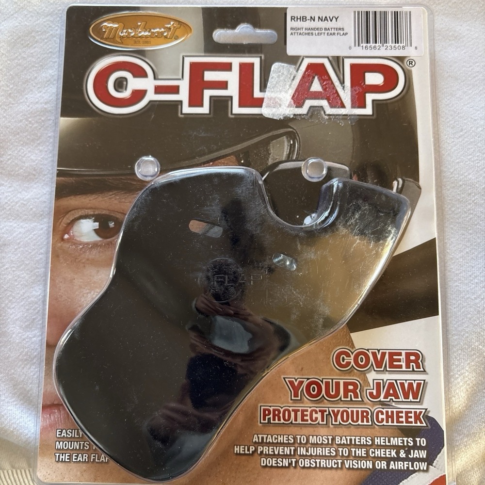 Markwort C-FLAP  Right‎ Handed Batter Jaw Cover - Navy Blue RHB-B NEW
